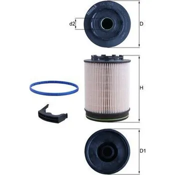 Filtr do auta Palivový filtr MAHLE KX 705D