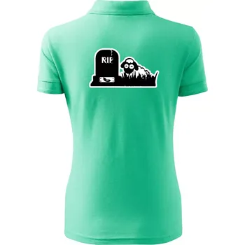 RIP - Náhrobek - Jitrnice - Ovečka - Polokošile dámská Pique Polo - 3XL ( Mátová )