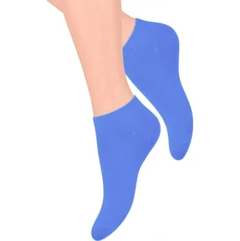 Dámské ponožky Dámské kotníčkové ponožky modré Steven, Modrá 35/37 i41_9999951861_2:modrá_3:35/37_