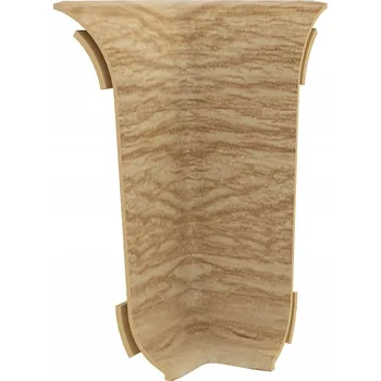 Vnitřní roh Vilo PVC 4 x 55, délka 10 cm, dub