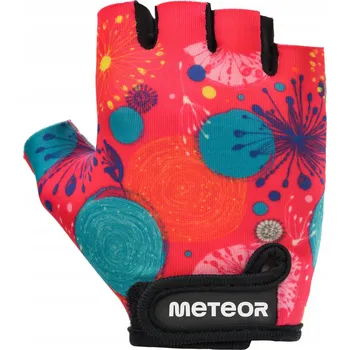 Cyklistické rukavice Cyklistické rukavice Meteor S růžové