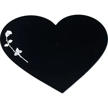 Obraz VELKÁ PODLOŽKA POD HŘBITOVNÍ SVÍČKA 37X27 ČERNÉ SKLO