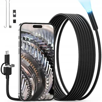 INSPEKČNÍ ENDOSKOPICKÁ KAMERA pro Android Telefon PC USB 10M MAGNET ZRCÁTKO