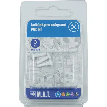 Příslušenství pro plot Kolíček pro uchycení PVC, 3 kusy