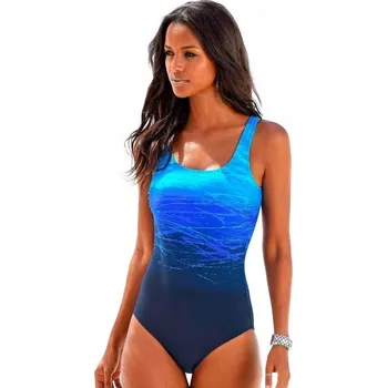 Dámské plavky K&M jednodílné plavky modré barvy, velikost S