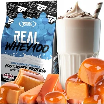 Protein Protein syrovátkový koncentrát - WPC Real Pharm prášek 2000 g, příchuť karamel