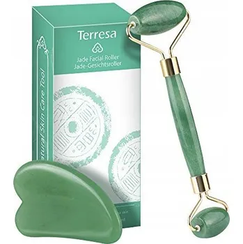 Masážní přístroj Masážní Přístroj váleček na obličej z jadeitu - Jadeitový roller