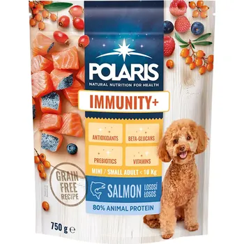 Krmivo pro psa Polaris Immunity+ Losos – granule pro malá plemena 750 g