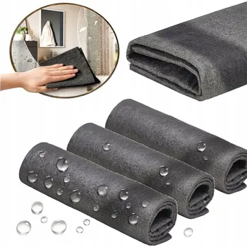 Utěrka Utěrka z mikrovlákna (mikrofáze) Zandor v balení 4 ks šedá