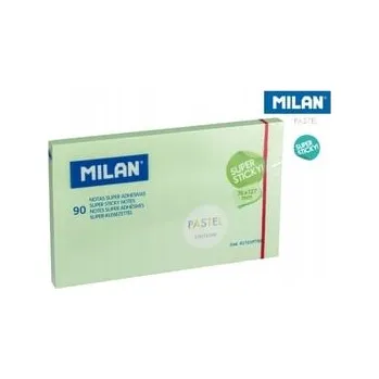 Blok Samolepicí bločky Milan, sada barevných kancelářských bločků, zelené, 90 listů