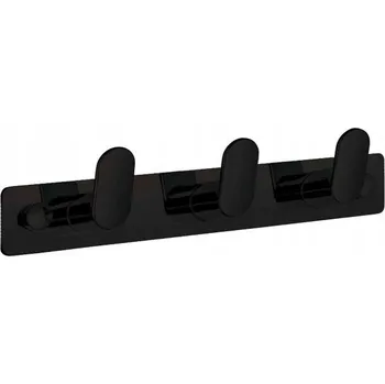 Věšák Háček na hmoždinky Stella černý