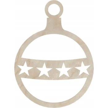 Vánoční dekorace DŘEVĚNÁ VÁNOČNÍ KOULE HVĚZDA NA VÁNOČNÍ STROMEK VÁNOČNÍ OZDOBY