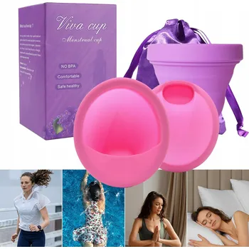 Menstruační kalíšek Menstruační kalíšek / Menstruační disk opakovaně použitelný Sada 2 ks