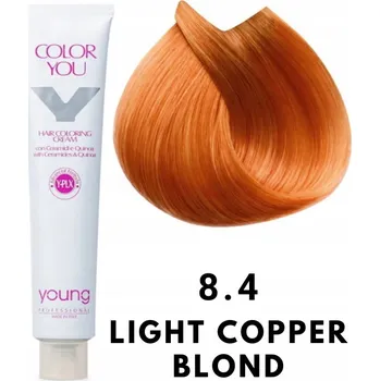 Barva na vlasy Young barva na vlasy 8.4 (Měděná blond) 100 ml
