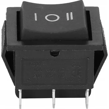 vypínač KOLÍSKOVÝ SPÍNAČ KCD4 S PODSVÍCENÍM 16A/250V