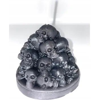 Svíčka Dekorativní sójová svíčka "LEBKA SMYSLŮ"