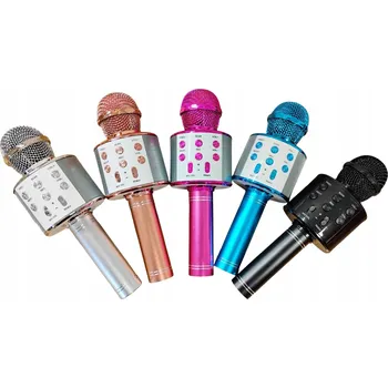 Mikrofon KARAOKE MIKROFON BLUETOOTH BEZDRÁTOVÝ 23CM MIX BAREV E2582 EMAJ