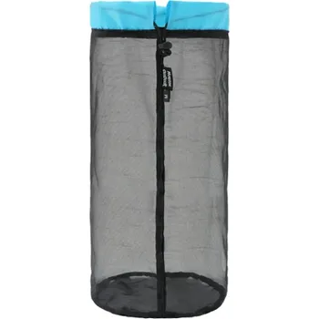 Lehký síťovaný pytel se stahovací šňůrou velikost M 15 x 34 cm Praktický úložný vak na potraviny ovoce zeleninu 21 g