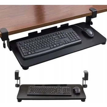 police Černá výsuvná police na klávesnici Optinum