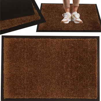 Hotová gumová textilní rohožka 60 x 90 cm