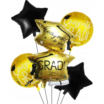 Balónek Sada balónků GRATULACE, CONGRATS, promoce / ukončení školy
