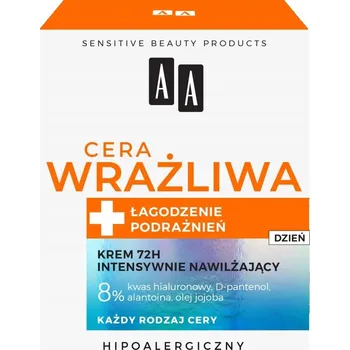 Pleťový krém Hydratační krém na obličej AA Cera Wrażliwa pro denní použití 50 ml