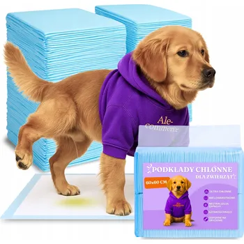 Vrták Hygienické Podložky podložky pro psa na výuka 60X60 100 Kusů savé