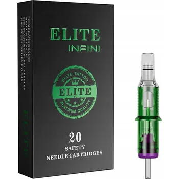 Tetovací jehla CARTRIDGE ELITE INFINI 9RM | 0,30 mm | XLT | Krabička 20 ks | Jehla | Tetování