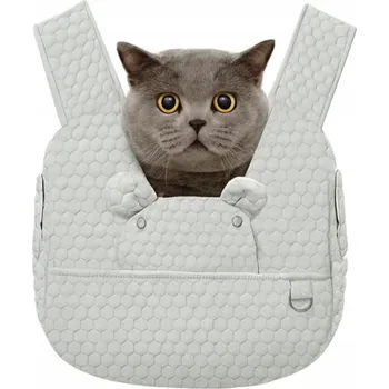 přepravka pro zvíře Cestovní PŘEPRAVKA pro PRO KOČKY a malá zvířata, šedá SIEMIEC