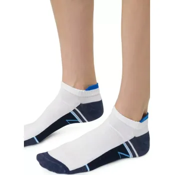 Pánské ponožky Dámské sportovní ponožky 050 bílá/šedá 35-37