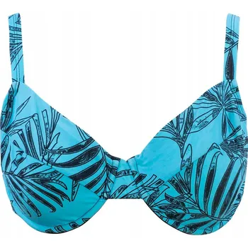 Podprsenka Bpc měkká plavková podprsenka se vzorem listů 40 (95B)