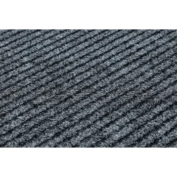 Rohožka Protiskluzová rohožka GIN šedá UNIVERZÁLNÍ PROUŽKY 80x440 cm