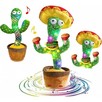 Hračka pro nejmenší Tančící kaktus s maracasem a zvukem NORIMPEX