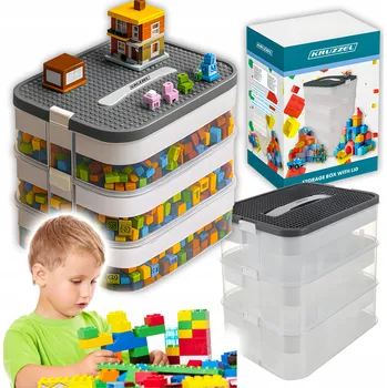 Úložný box Úložný box Kruzzel 25756 na drobnosti, organizér s přihrádkami, 3 patra, 22 l