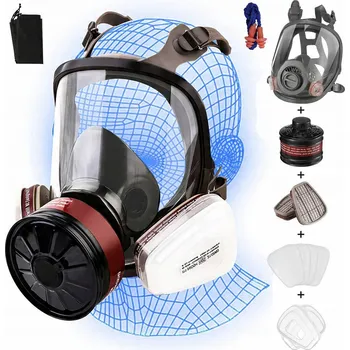 Kapota CELOOBLIČEJOVÁ LAKÝRNICKÁ PLYNOVÁ MASKA 6800