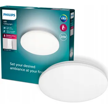 LED Stropní Svítidlo 24W 2700-6500K STMÍVATELNÉ 38 Cm + DÁLKOVÝ OVLADAČ Stropní Svítidlo PHILIPS