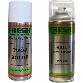 Lak na dřevo Základní lak + bezbarvý lak ve spreji NISSAN AG06 G06 1