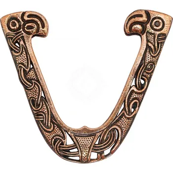 Replika zbraně Lord of Battles Bronzové nákončí na vikingskou pochvu meče, styl Hedeby, 10.–11. stol.