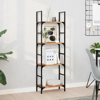 police vidaXL Plovoucí police 4 ks 40 x 20 x 2 cm olejované akáciové dřevo