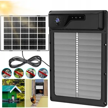 kurník AUTOMATICKÁ DVÍŘKA DO KURNÍKU S ČASOVAČEM A KAMEROU, VODĚODOLNÉ IP65 + DÁLKOVÉ OVLÁDÁNÍ