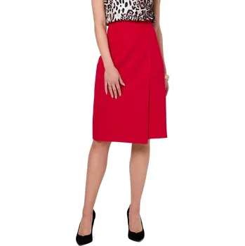 Dámská sukně Dámská sukně áčkového střihu s asymetrickým předním dílem, XXL i240_177186_2:XXL