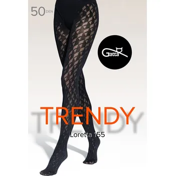 Dámské punčochy Gatta Loretta 155 50 DEN barva:nero 4-L