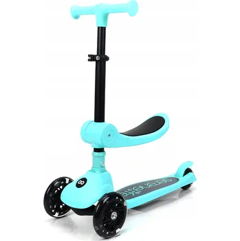 Koloběžka KOLOBĚŽKA PRO DĚTI S SEDÁTKEM BALANČNÍ TŘÍKOLOVÁ MÁTA