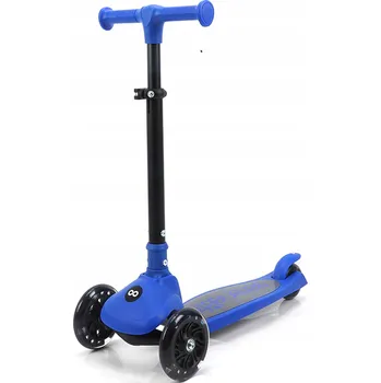 Koloběžka DĚTSKÁ TŘÍKOLOVÁ KOLOBĚŽKA BALANČNÍ MODRÁ HURTLE LED