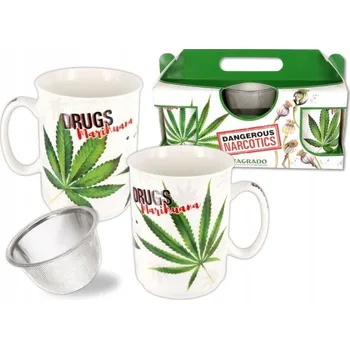 SADA DVOU HRNKŮ S KOVOVÝM LOUHOVACÍM SÍTKEM