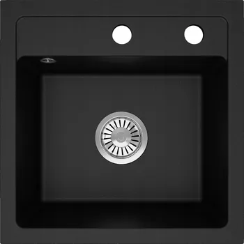 Granitový dřez Jednokomorový granitový dřez Brenor černý