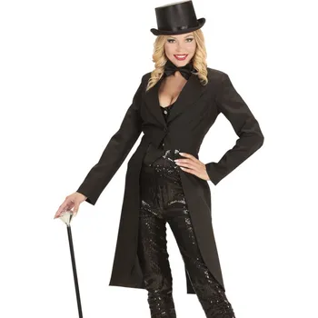 Karnevalový kostým Widmann W 59011 dámský frak černý S