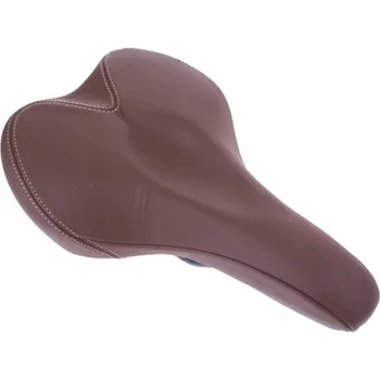 Sedlo na kolo KOŽENÉ SEDLO NA KOLO ERGOTEC COMFORT HNĚDÉ