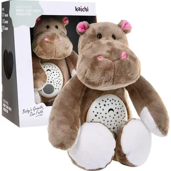 Kolotoč nad postýlku HračkyZaDobréKačky Plyšový hroch s projektorem