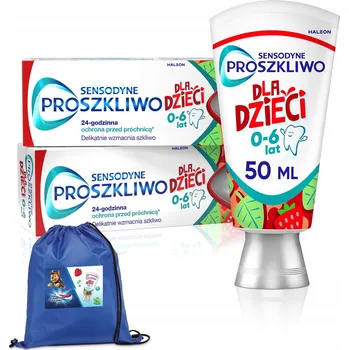 zubní pasta Sensodyne Proszkliwo Zubní pasta pro děti 0-6 let 50ml x2 + Dárek